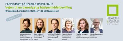 Politisk debat om bæredygtig hjælpemiddelformidling
