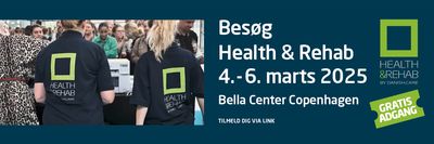 Tilmelding til Health & Rehab 2025 — gratis adgang